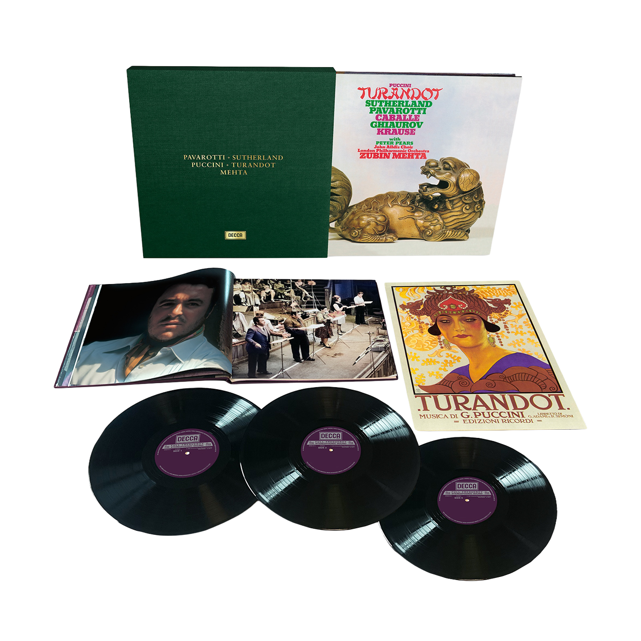 Puccini: Turandot - 3LP Box Set - Luciano Pavarotti