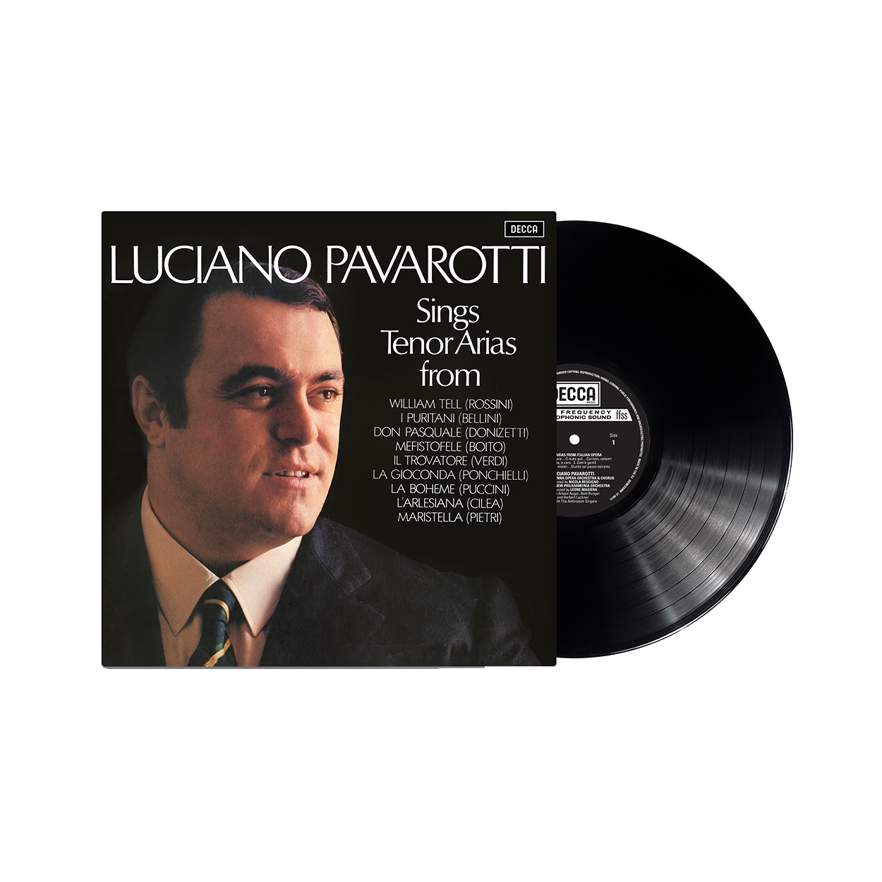 Luciano Pavarotti, Plácido Domingo, José Carreras, Orchestra del Teatro dell'Opera di Roma, Orchestra del Maggio Musicale Fiorentino, Zubin Mehta - Tenor Arias from Italian Opera: Vinyl LP